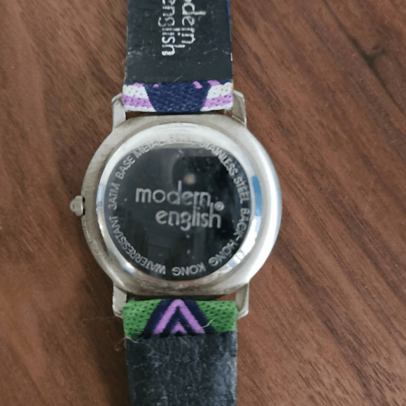 Modern English Ndebele wristwatch watch new battery woven band - Picture 6 of 6